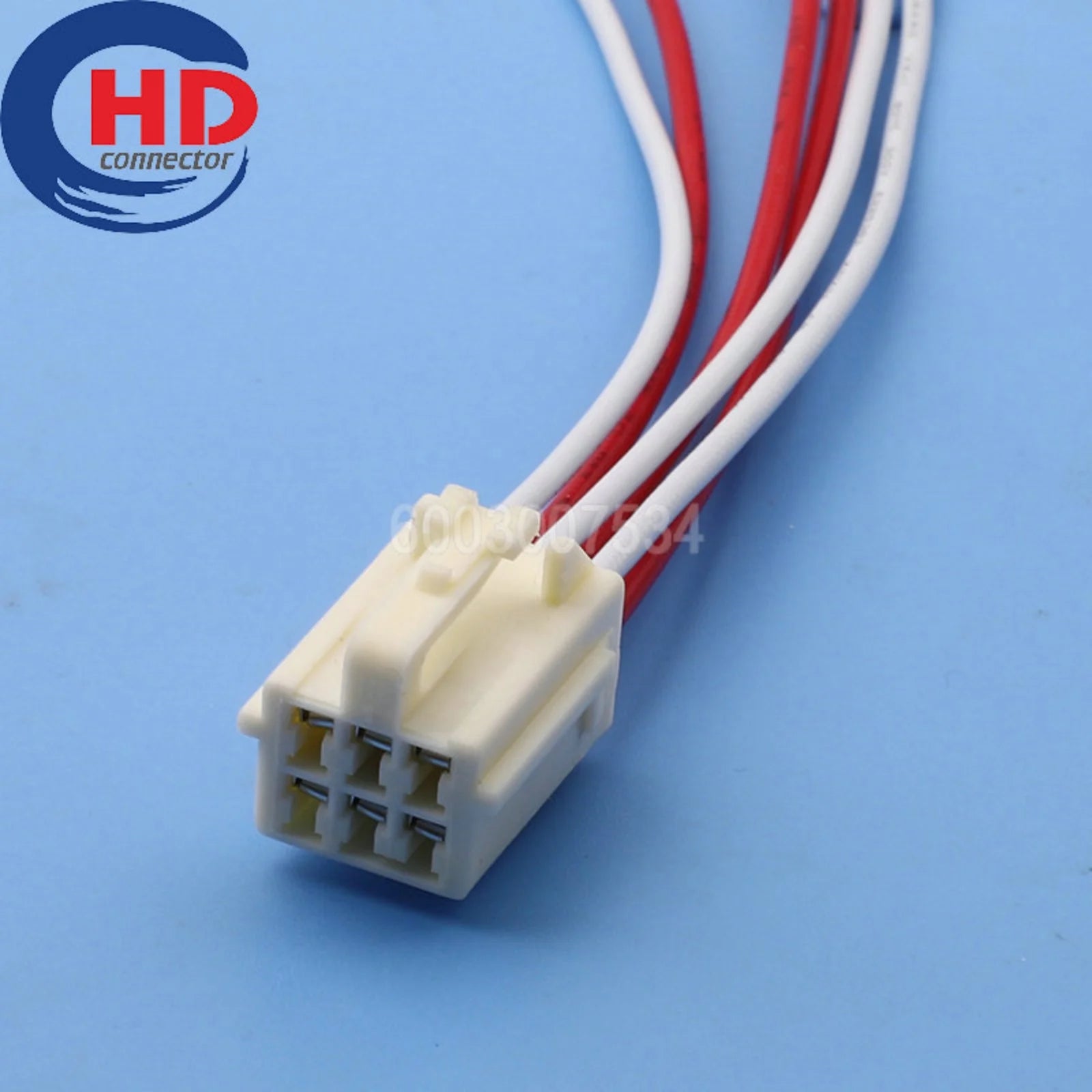 6 Pin Unsealed female Automotive Motorcycle Electrical Harnesses Electronic Female Connector Fuel Injector Plug 7283-1068