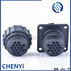 16 Pin diagnostic Connector Automobile Male Female History Password aviation Plug And Tail Clamp 206036-1 182916-1 206070-8