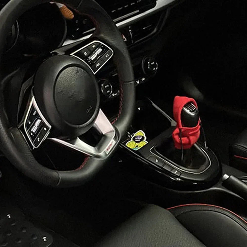 Hoodie Car Gear Shift Cove Shift Lever Handle Kit Creative Universal Car Gear Shift Hoodie Cover Decoration Car Interior Amagi