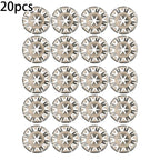 20Pcs Undertray Exhaust Heat Shield Metal Spring Washer Fixing Clip Nut Insulating METAL CLAMP Car Parts Ready Stock