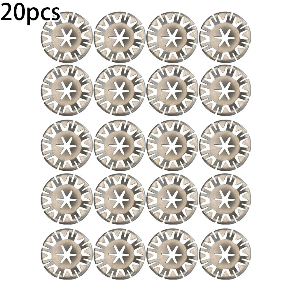 20Pcs Undertray Exhaust Heat Shield Metal Spring Washer Fixing Clip Nut Insulating METAL CLAMP Car Parts Ready Stock