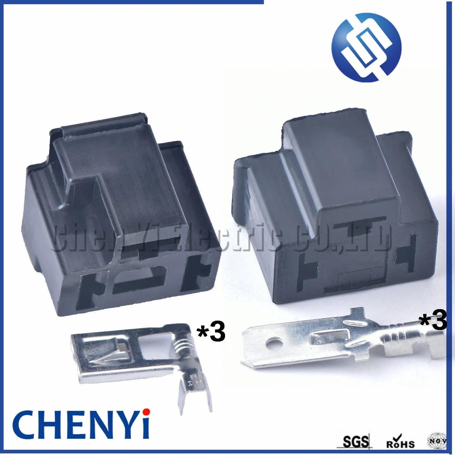 2 set female or male H4 Car Headlight Bulb Lamp Socket Plug Automotive Connector Socket Adapter For car with Pins