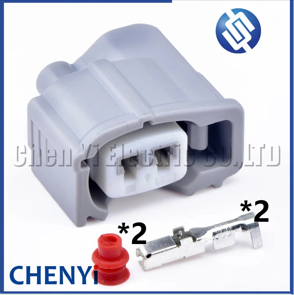 2 Pin Automotive waterproof connector Knock sensor fuel injector plug 6189-0611 90980-11875 For Toyota Camry Prado Corolla Mazda