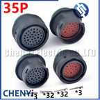 35 Pin auto Waterproof connector HDP24-24-35SN HDP26-24-35PN HDP24-24-35PN HDP26-24-35SN With Pins For Deutsch HDP Series