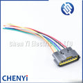 1 set 7 Pin female plastic housing plug wire electric cable automotive waterproof connector 6098-0148 for Nissan with 15cm 18awg