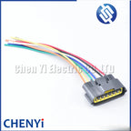 1 set 7 Pin female plastic housing plug wire electric cable automotive waterproof connector 6098-0148 for Nissan with 15cm 18awg