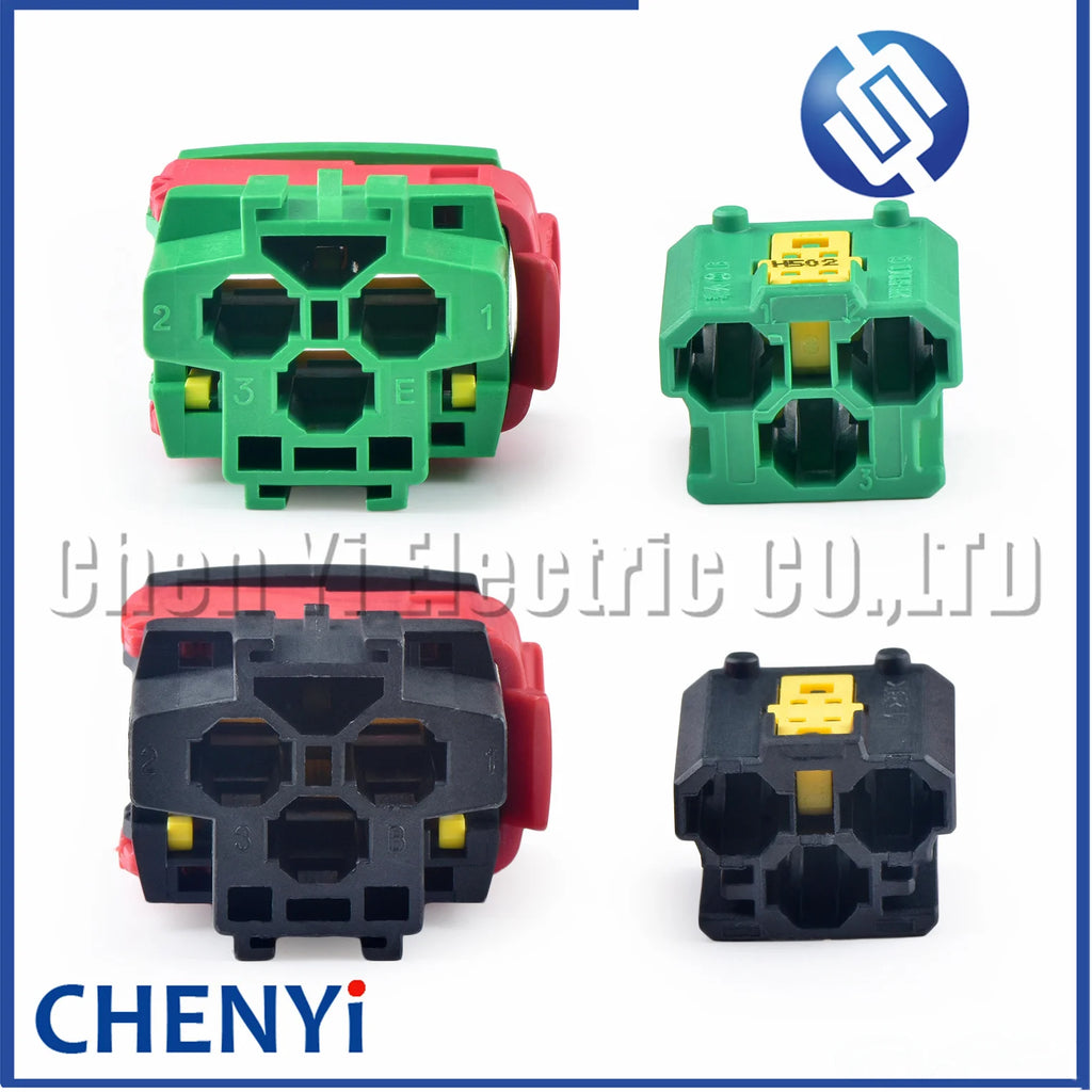 3 Pin Auto Fuse box connector Engine cooling fan harness plug 1544226-1 1544225-1 1544225-3 1544226-3 For Peugeot Citroen
