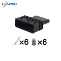 6-929264-2/6-929265-2 is suitable for throttle sensor wiring harness plugs of Volkswagen, Audi, Hyundai, Kia and Buick vehicles