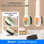 Shoe Brush Multifunction Cleaning Soft Automatic Liquid Shoe Brush Long Handle Clothes Soap Brush With Hook Clean Tool Amagi
