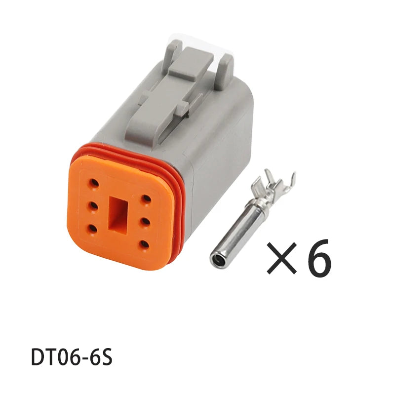 DT04-6P-CL09 Automotive connector Engineering automotive engine 6-hole harness plug AT04-6P-PM05