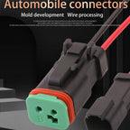 2-PIN Connector Waterproof 1.6mm Series Male Female Connectors Wiring Harness DT04-2P-E005 DT06-2S-E004