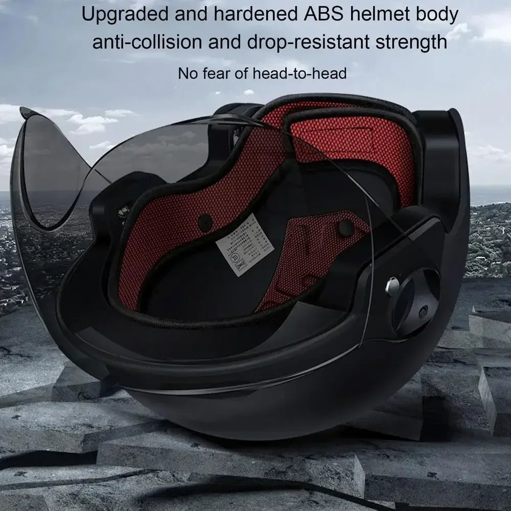 Electric Bicycle Motorcycle Dot Certified Electric Vehicle Helmets Men Women Four Seasons Sun Protection Lightweight Half E-bike