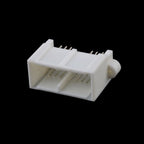 DJ7165-0.6-10/21 Automotive speed sensor PCB connector board end pin 16-hole plug seat rubber shell sheath with terminal