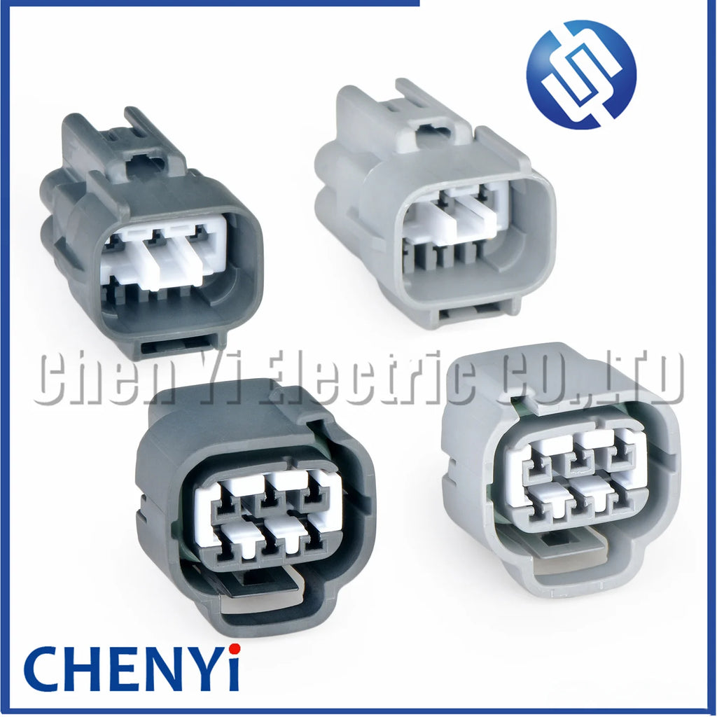 6 Pin Car headlamp harness plug Accelerator Throttle Pedal Connector MG641107-5 90980-11034 7282-7064-40 7283-7064-40 For Toyota