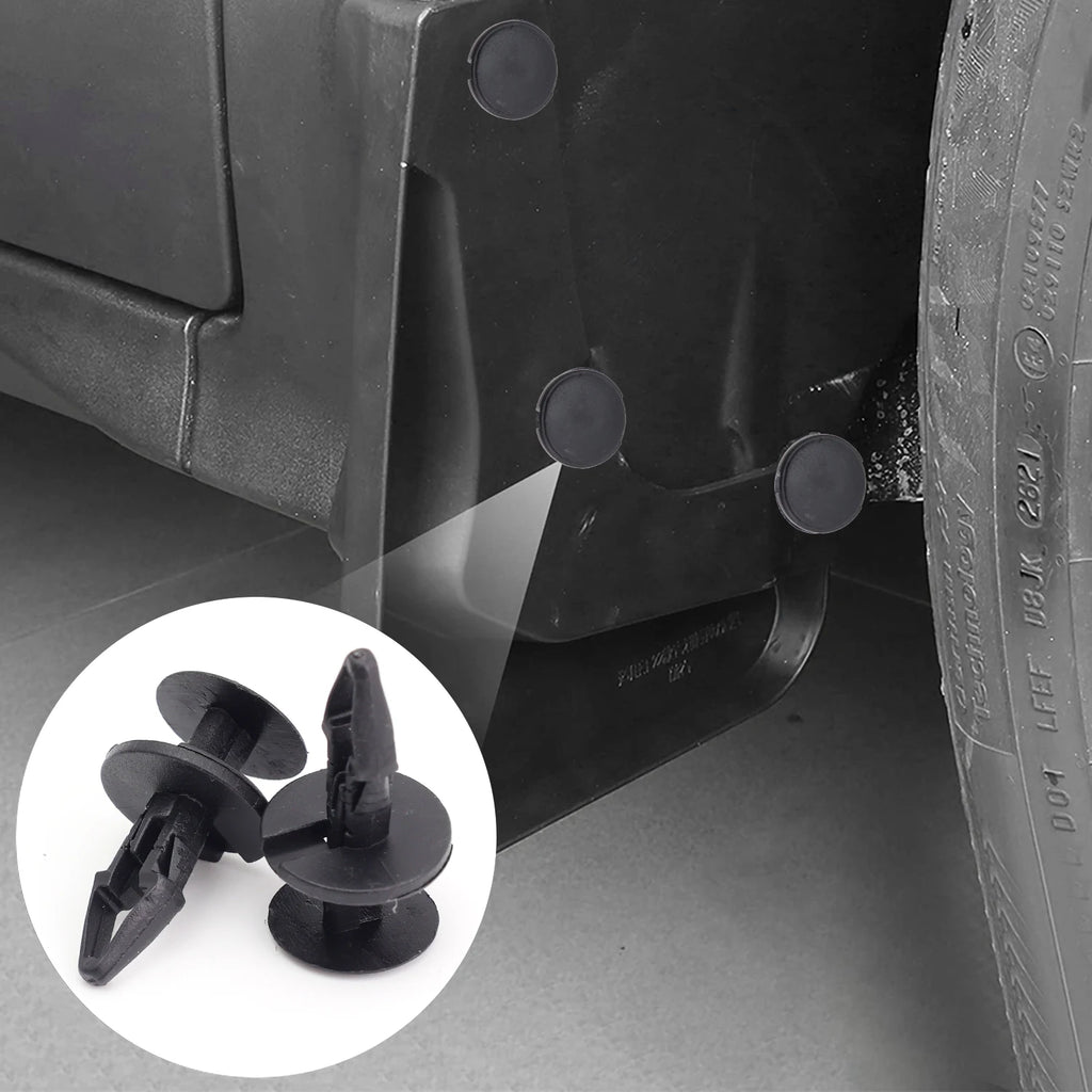 20-100PCS Auto Plastic Rivets for Ford Wheel Arch Linings Bumpers Clip Plastic Trim Clips Mudguard Buckle Push Push Rivet
