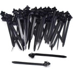 20/10Pcs Nylon Car Tie Wrap Cable Fixed Fasteners Clips Car Cable Fastening Strap Wire Band Tie Wrap Zip Tie Auto Fastener 9.5cm