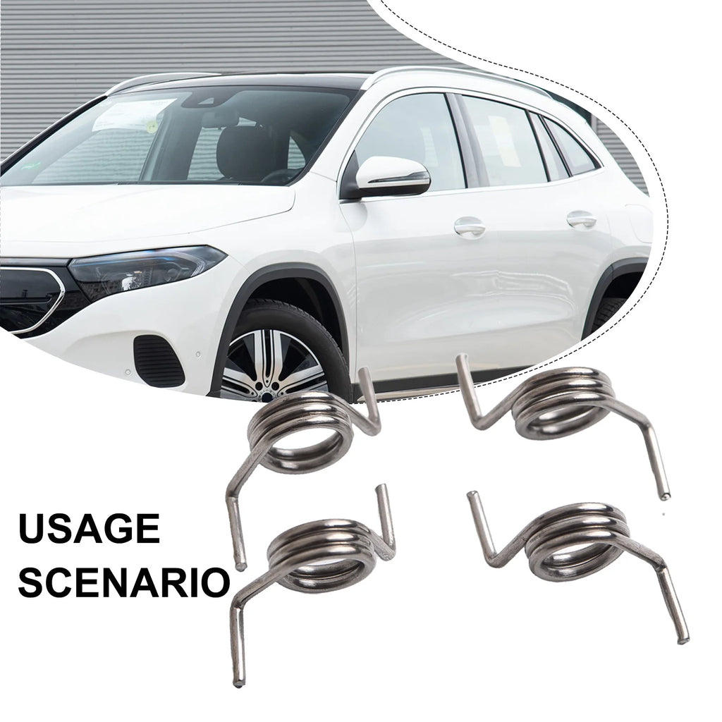 4PCS Door Lock Spring Set L&R For Mercedes W203 W211 W209 C E CLK Class Actuator Repair Springs Left Right Replacement