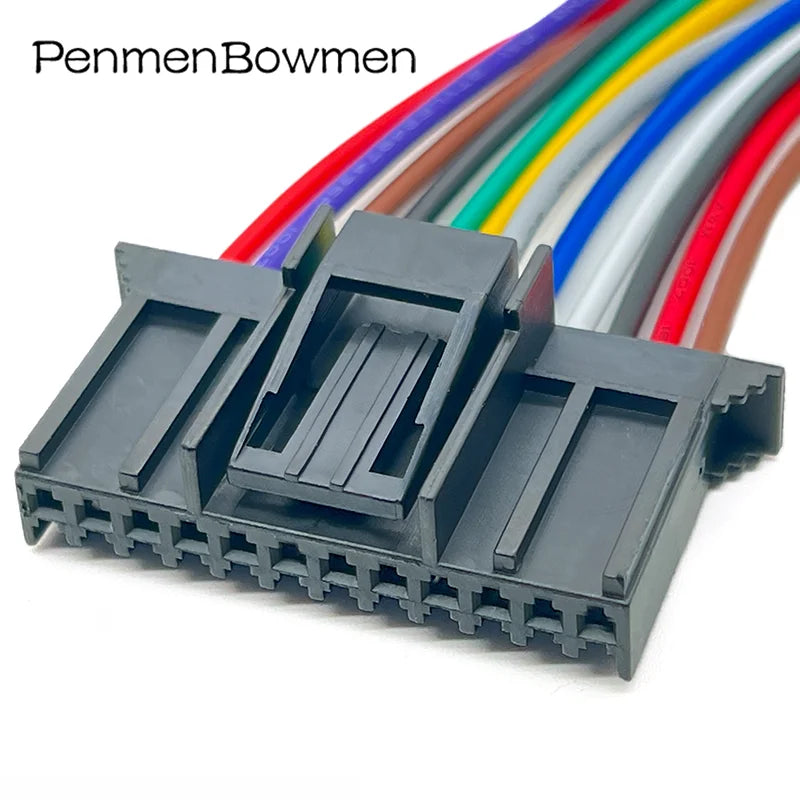 1 Set 12 Pin Car FCI Electrical Cable Connectors Female Wire Harness Plastic Housing Plug With Cable 211PC122S0017