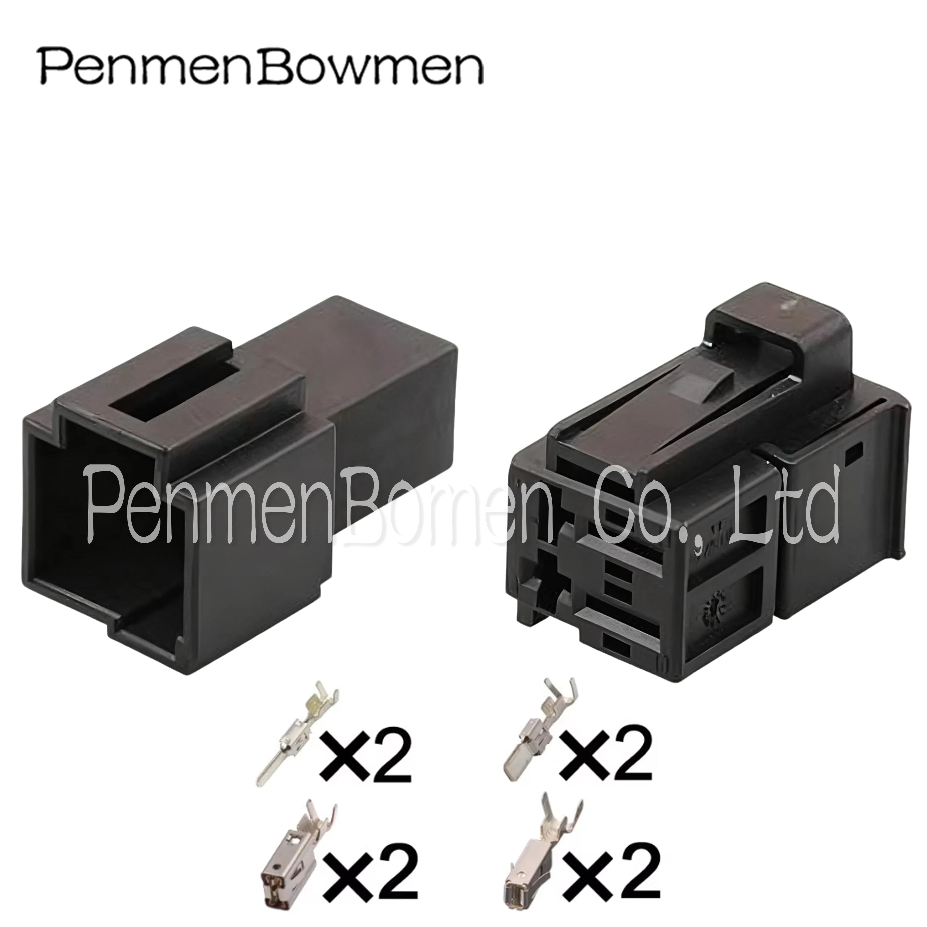 1 Set 4 Pin Car Composite Seat Heater Blower Electrical Connectors Female Male Wire Harness Plug 4H0972704 1-1418507-2 For F18