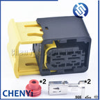 2 Pin female 6.3mm series Automotive waterproof connector wire harness Plug 1-1564542-1 2-1564542-1 3-1564542-1 4-1564542-1
