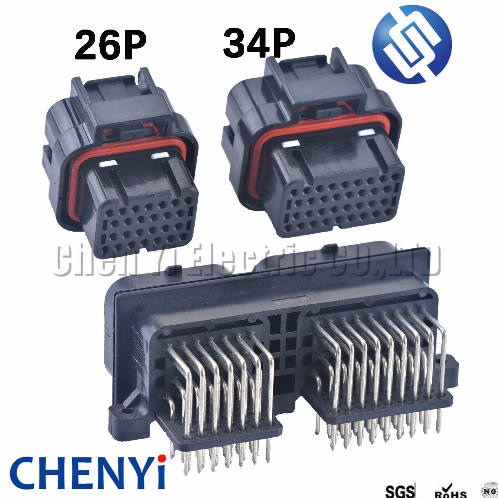 26/34/60 Pin ECU Engine Gearbox Computer Board Plug ECU Car Connector socket 6437288-3 6437288-3 4-1437290-0 3-1437290-7