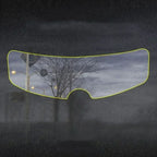Crystal-Clear Helmet Anti-Fog Film–Nano Rain-Repellent Visor Shield for Day/Night Riding, Zero Distortion, Easy DIY Application