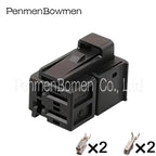 1 Set 4 Pin Car Composite Seat Heater Blower Electrical Connectors Female Male Wire Harness Plug 4H0972704 1-1418507-2 For F18
