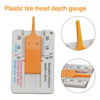 1 PCS Plastic Tire  Tread Ruler 0-20MM Vernier Depth  Caliper Tire Tread Depth Ruler Tire  Tread Depth Ruler  Vernier Depth Gage