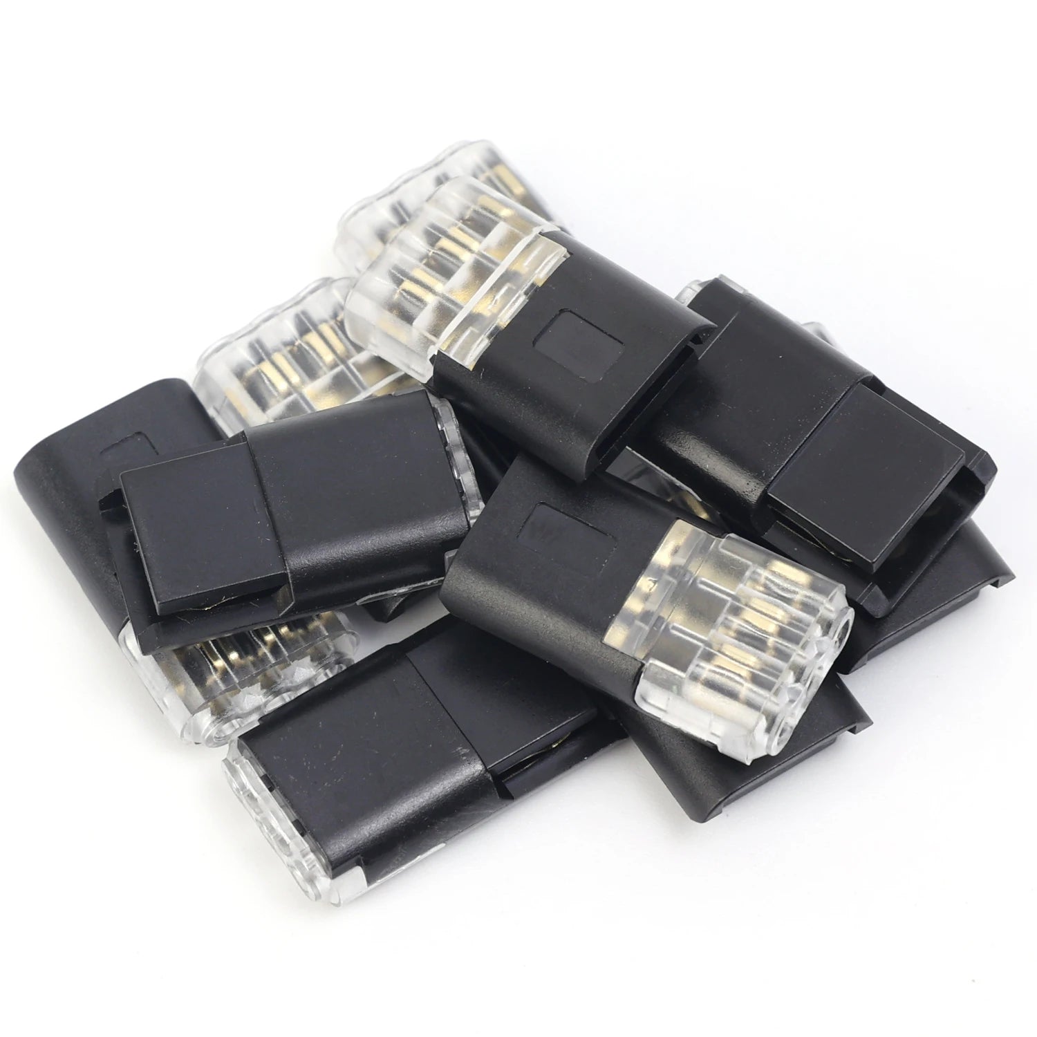 10/1pcs New Electrical Connector 3-Wire Interchangeable Quick Wire Connector Automotive Wire Cable Ribbon Terminal Connector