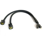 Suitable for Hyundai Kia car horn wire harness plug snail horn modification 1-minute 2-wire harness connector