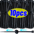 Vehicle Wiring Harness Fixing Cable Tie Push Mount Car Fastener Clip Nylon Zip Tie Wrap Auto Repair Tool Kit Universal 15cm 20cm