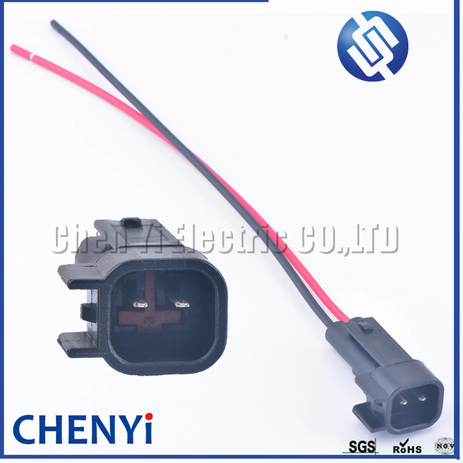 2 Pin auto waterproof connector USCAR EV6 EV14 Fuel Injector wiring Plugs Clips Pigtail Cut &splice Harness for Ford LS2 LS3 LS7