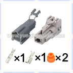 1-Pin Connectors Waterproof 6.3mm Male Female Connector Wire Harness Auto Harnesses Cable Socket 7222-6214-40 7123-6214-40