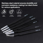 Anti-Static Stainless Steel Tweezers Precision Maintenance Industrial Electronic Repair Tool Car Body Sheet Metal Repair Tools