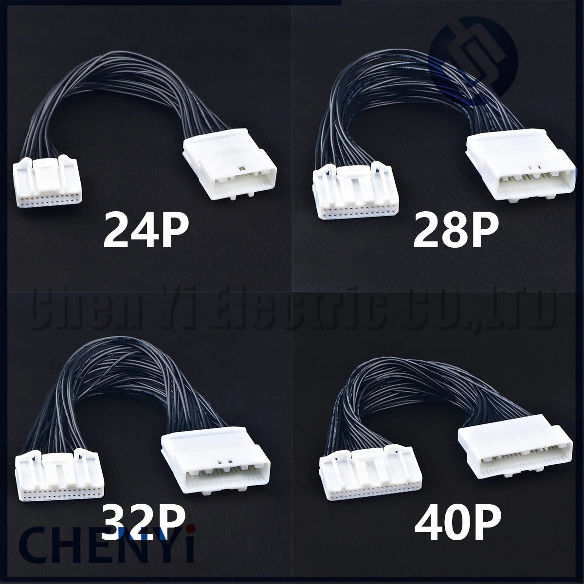 8/12/16/20/24/28/32/40 Pin Car Navigation Automotive Audio vehicle central control Connector Male and female 20cm extension plug