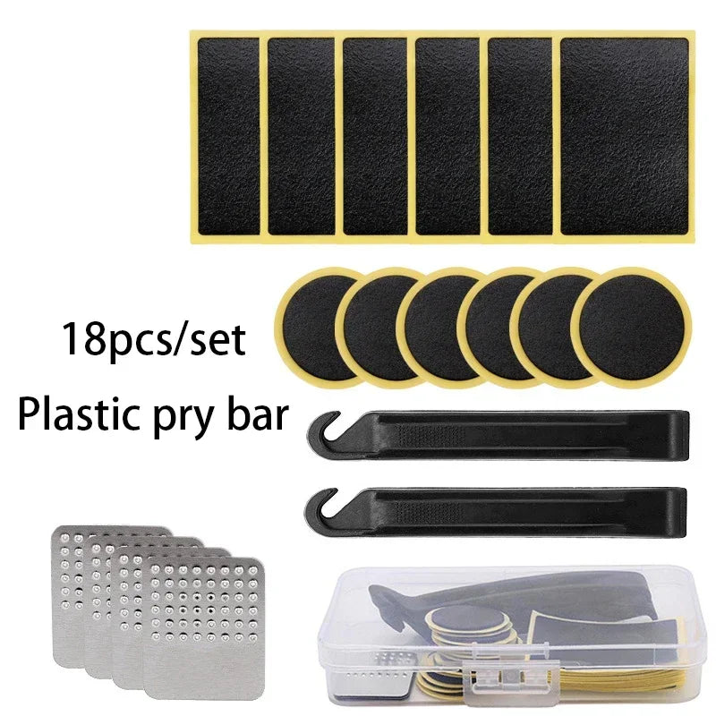 Quick-Fix Glue-Free Bicycle Tire Repair Patche 1/30/50pcs Durable Protection for Mountain Road Bikes with Easy Application amagi