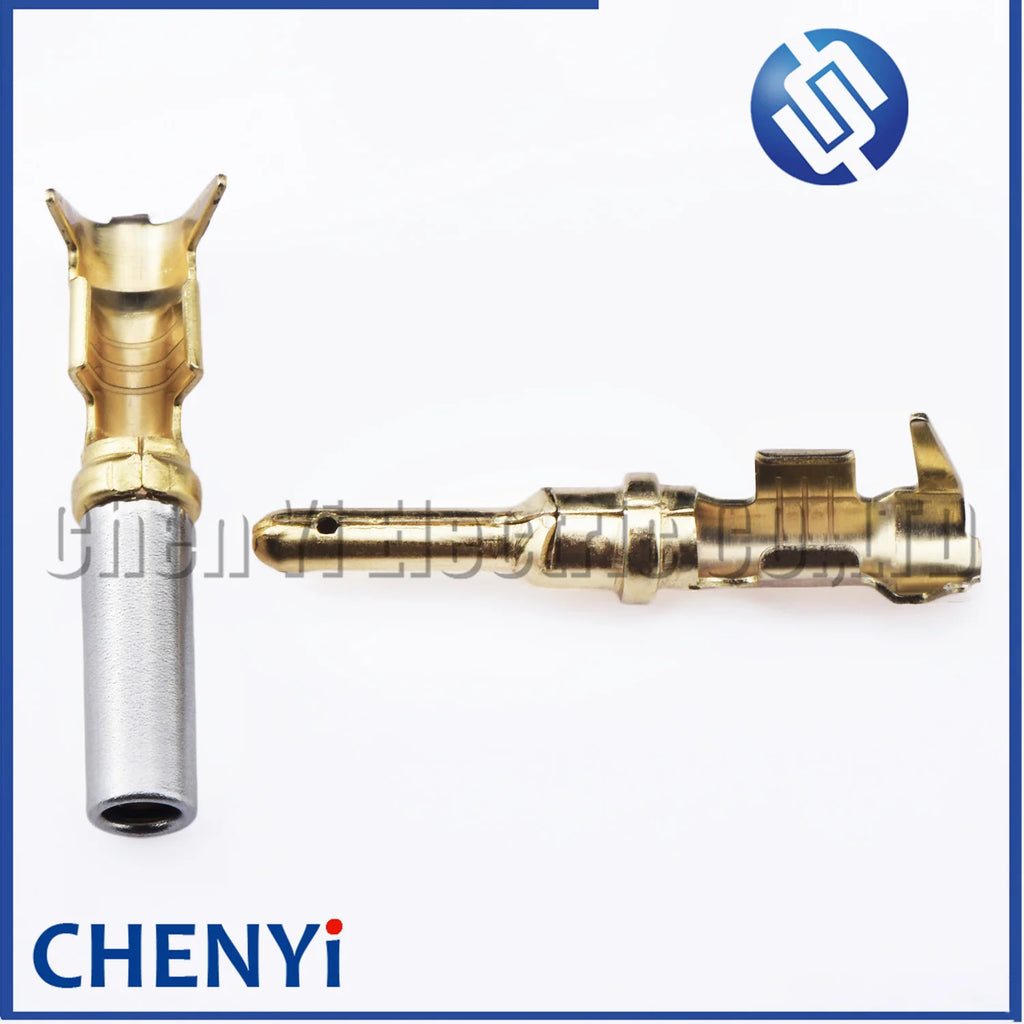 20 Pcs Deutsch DTP 2.3mm Series Pin Contact 1062-12-0144 1060-12-0144 brass Gold plating 14-12 AWG Wire Size Crimp Terminals
