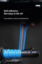 Ant-Slip Motorcycle Handlebar Tape Road Bike Bar Tape PU Handlebar Tape Soft Anti-Vibration Tape Bicycle Protection Straps Amagi