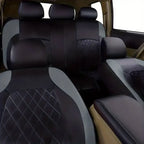 Universal Car Seat Covers Black Fashions Sports Seat Covers PVC Fabric Car Seat Cover Universal Interior Accessories Amagi