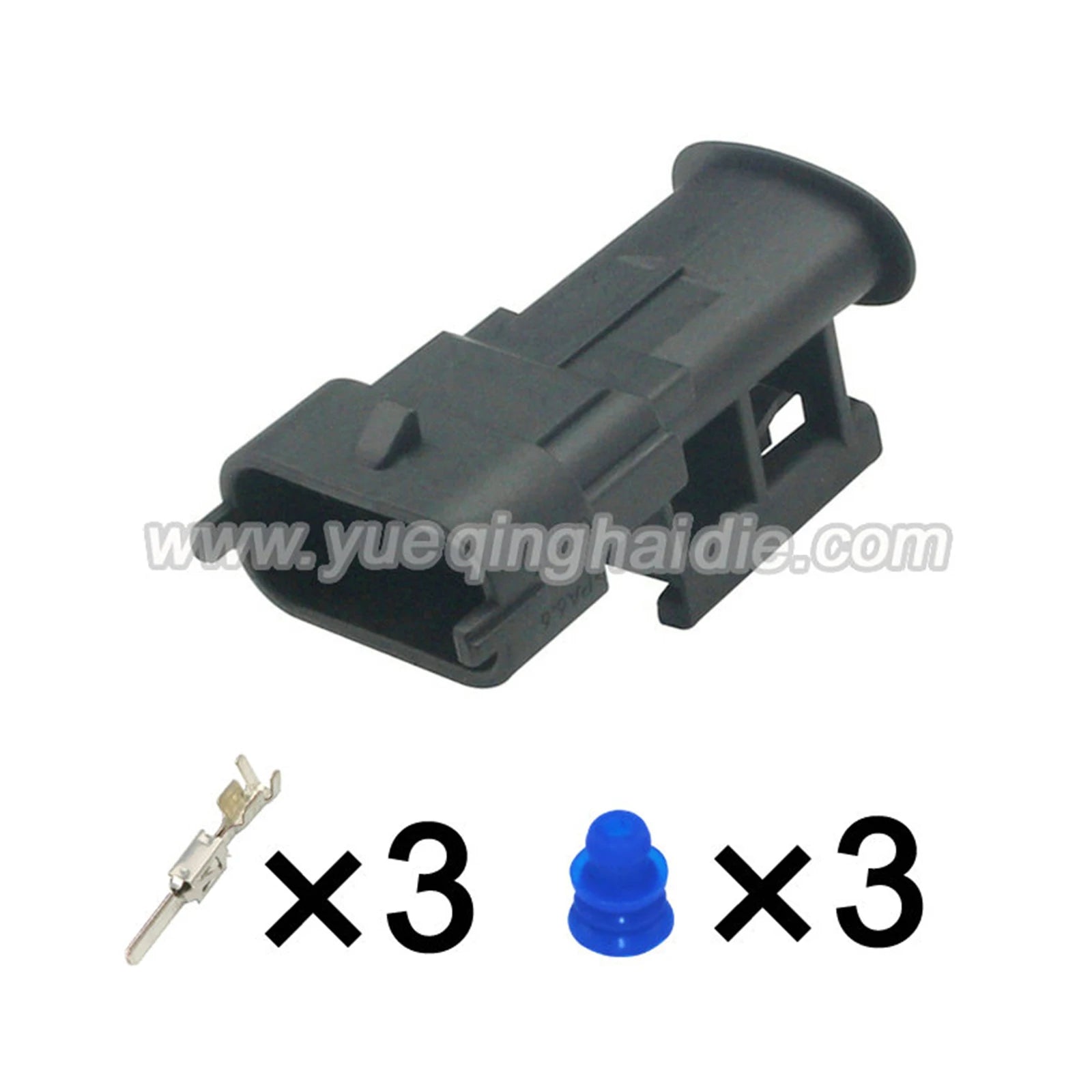 3 Pin Connector Waterproof 3.5mm Male Female Connector Automobile Wiring Harness Cable Plug for Bosch 1928404227 1928403966