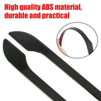 4pcs Set of Black Carbon Fiber Door Handle Covers for Tesla Model 3 & Y - Scratch-Resistant  Tape Polished Finish Amagi