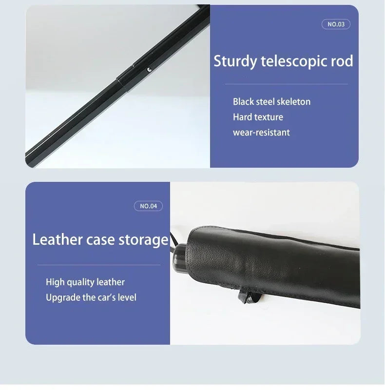 Car Sunshade Umbrella-style Front Glass Sunshade Sunscreen Heat Insulation Cloth Car Windshield Sunshade Umbrella Shade Amagi