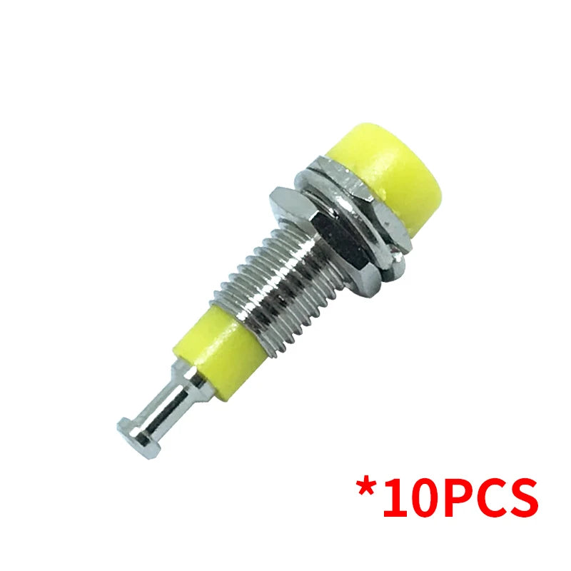 20/50/100PCS 2mm Banana Female Socket Jack with Insulated Copper Wiring Terminal—Ideal for Panel Testing and Speaker Connections