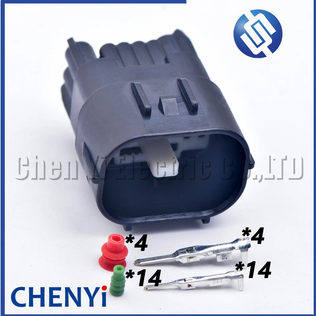 18 Pin Auto waterproof connector Front and rear bumper radar plug Headlamp socket 6188-5910 6188-5911 For CHANA Trumpchi BYD
