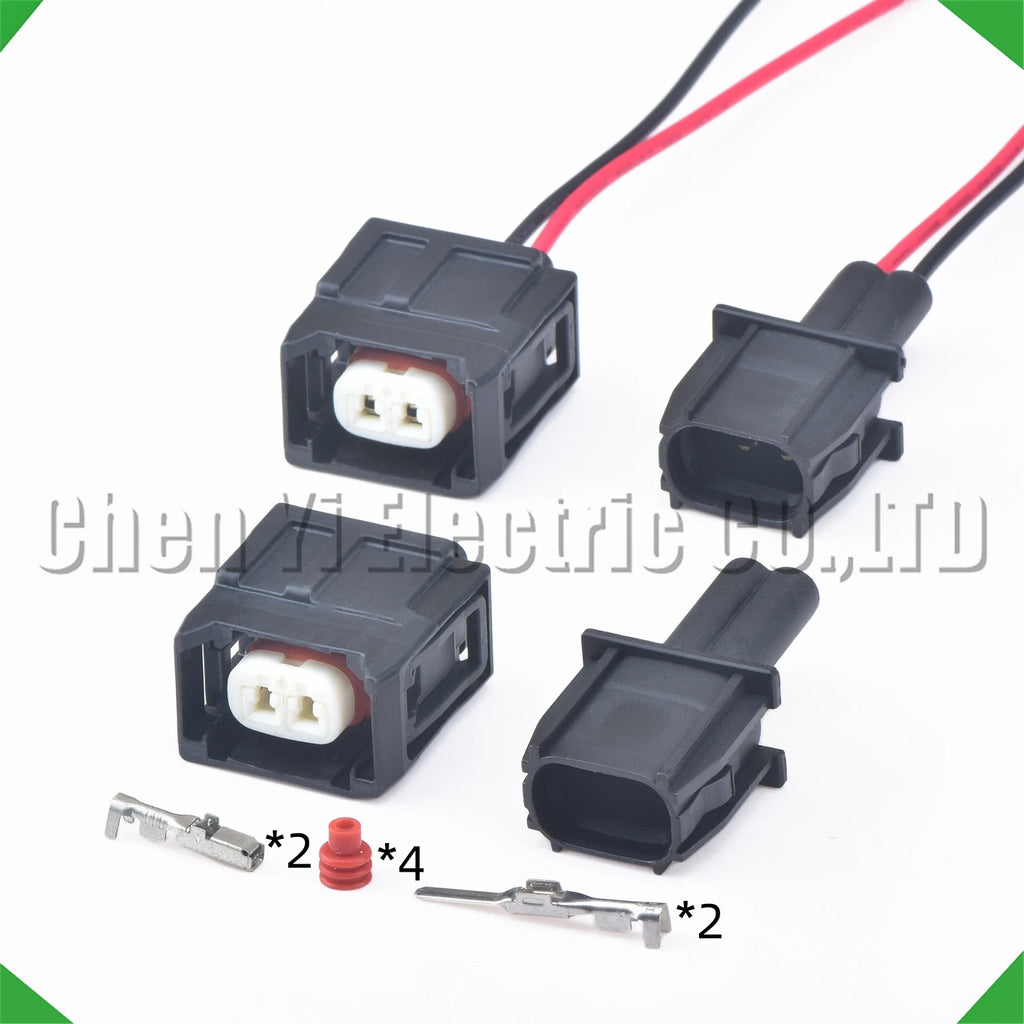 2-Pin Wire Harness Harness Injector Nozzle connector pressure fuel injector