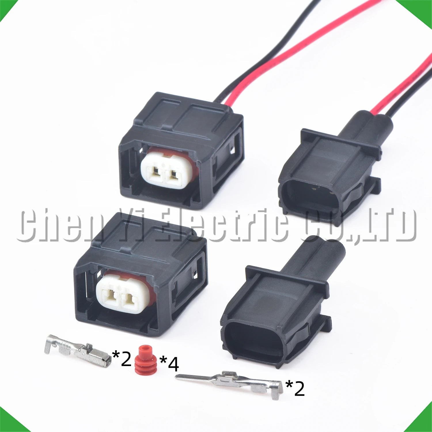 2-Pin Wire Harness Harness Injector Nozzle connector pressure fuel injector