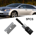 5PCS Automotive Windshield Glass Crack Nano Repair Fluid Car Resin Scratch Crack Restore Fluid Glass Curing Glue Car Accessories