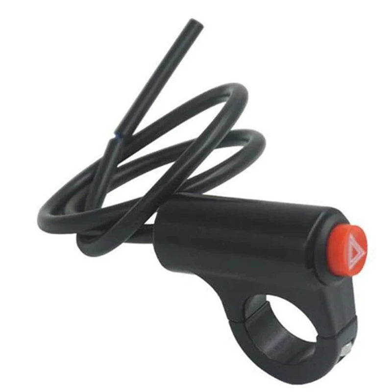 1PC Motorcycle Switch Hazard Light Switch Button Electric Vehicle Double Flash Warning Emergency Lamp Signal Flasher