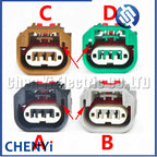 3 Pin Auto connector Turn signal pressure camshaft position sensor wire harness plug 7287-0955-30 7287-0955-60 For Jeep Chrysler