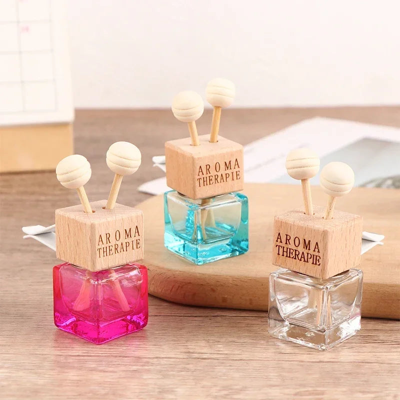 Car Air Outlet Freshener Diffuser Bottle Clip Perfume Empty Bottle Pendant Essential Fragrance Hanging Ornament Interior Amagi